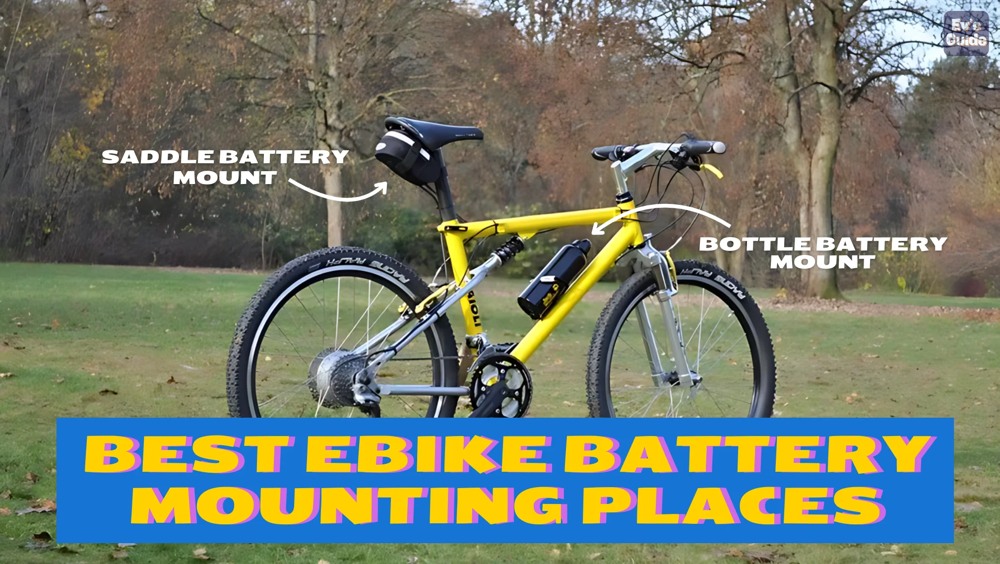 Best ebike battery mounting ideas